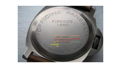 panerai bb serial number